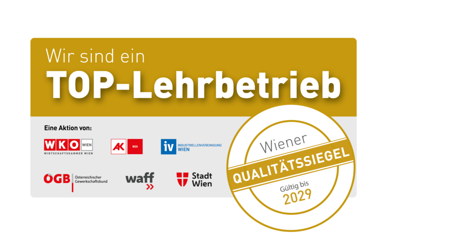 Auszeichnung zum Top-Lehrbetrieb in Österreich